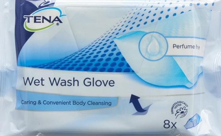 Tena Wet Wash Glove unparfümiert (8 x)