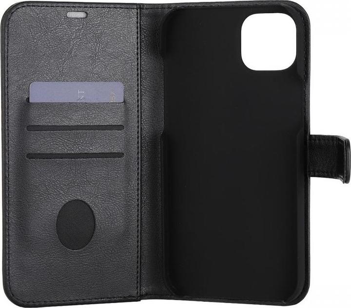 Actual product image Radicover Radiation Protection Wallet Vegan Leather iPhone 14 PLUS Flipcover Black (Apple iPhone 14 Plus)