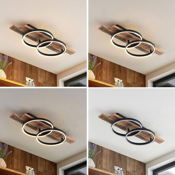 Produktbild Lindby Sentoa LED-Deckenleuchte, zweiflammig (1200 lm)