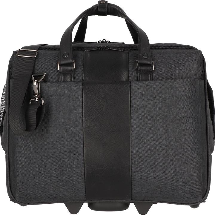 Immagine prodotto Dermata Trolley per laptop business Canvas 3497CV Zwart (32 l, Bagaglio a mano (fino a 50 litri))