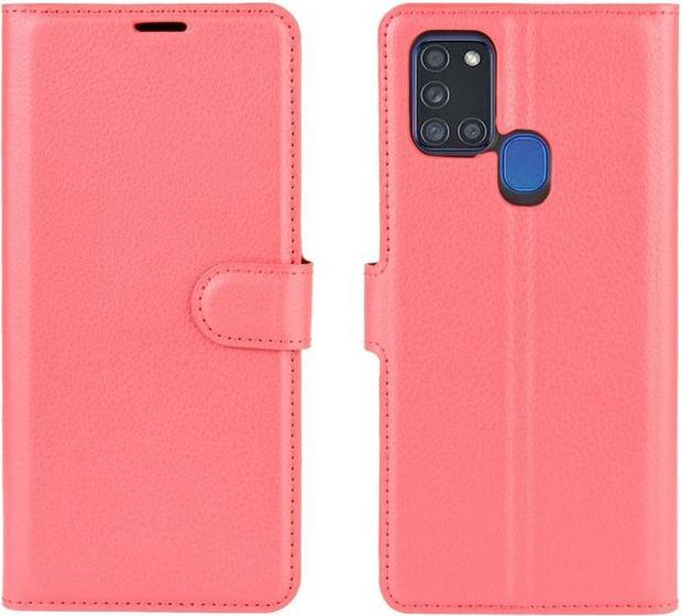 Produktbild MU Classic Litchi Leder Bookcover Series (Samsung Galaxy A21s)