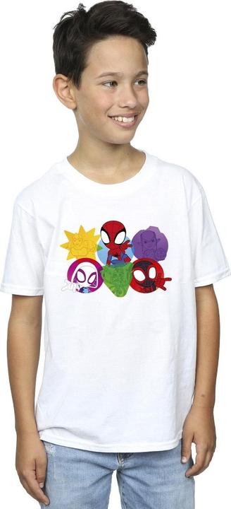 Immagine prodotto Spidey And His Amazing Friends Faces Maglietta Ragazzi (152, 158)