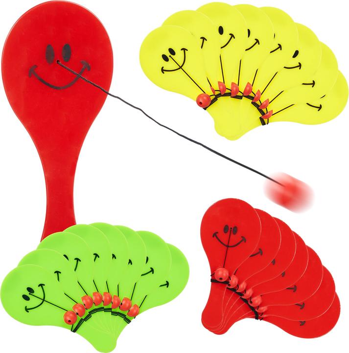Relaxdays 24x paddleball rackets
