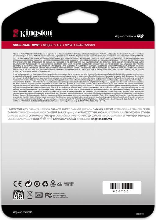 Image du produit Kingston A400 (240 Go, M.2 2280)
