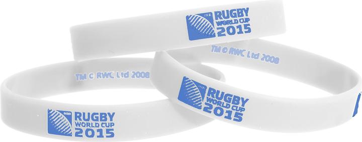 Produktbild Rugby World Cup GummiArmband mit 2015 Design 3 Stück (100% Silikon)