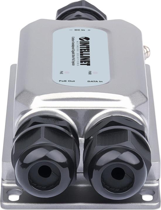 Image du produit Intellinet Injecteur Outdoor Gigabit Ultra PoE avec protection anti-vandalisme (802,3bt (PoE+++), 802,3at (PoE+), 802.3af (PoE), 60 W)