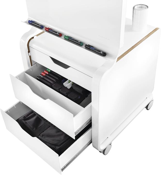 Image du produit Magnetoplan MAGNETOP. Tool-Hub Evolution Plus 12270600 blanc, avec roulettes