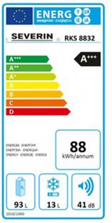 Energy Label Severin RKS 8832 (108 l)