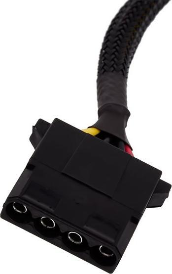 Image du produit Alphacool Adaptateur Molex 4 broches double pour électrovanne - noir 50cm