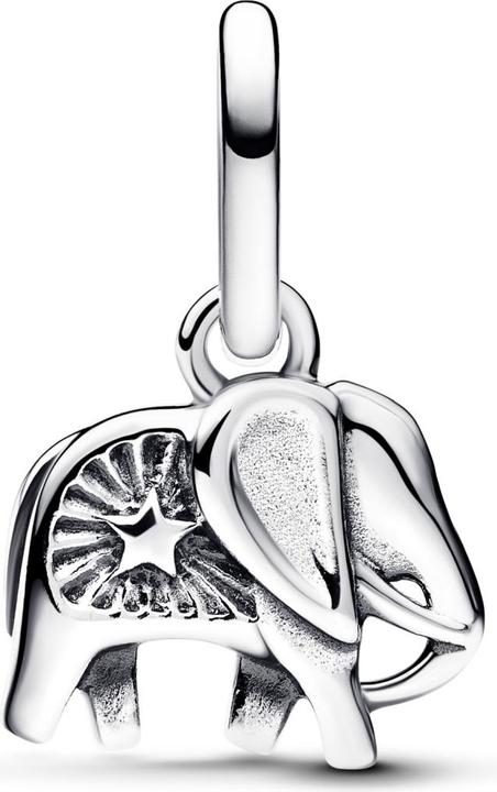 Image du produit Pandora Charm mini pendentif éléphant de couleur turquoise (MAT BIJOU)