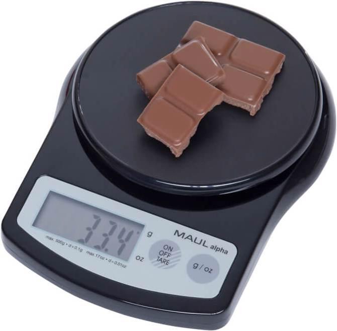Actual product image Maul Precision scale alpha 500g
