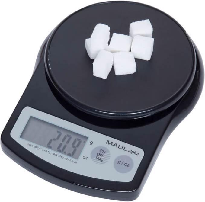 Actual product image Maul Precision scale alpha 500g