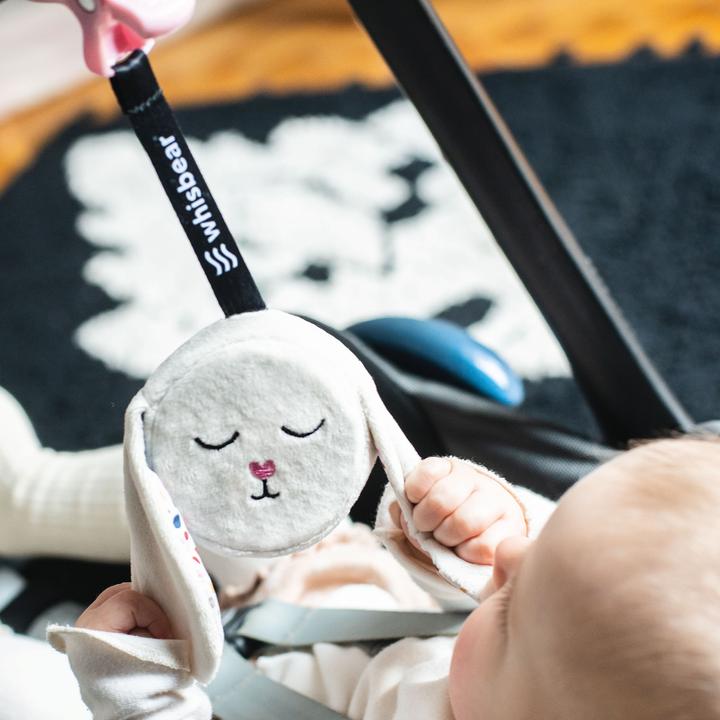 Actual product image Whisbear The buzzing rabbit with a clip