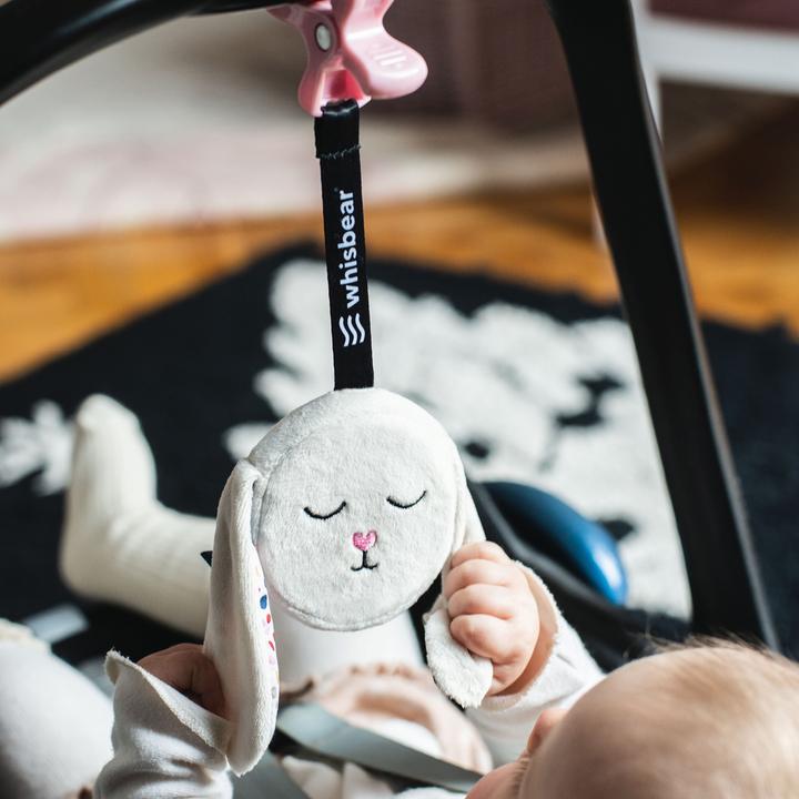 Actual product image Whisbear The buzzing rabbit with a clip