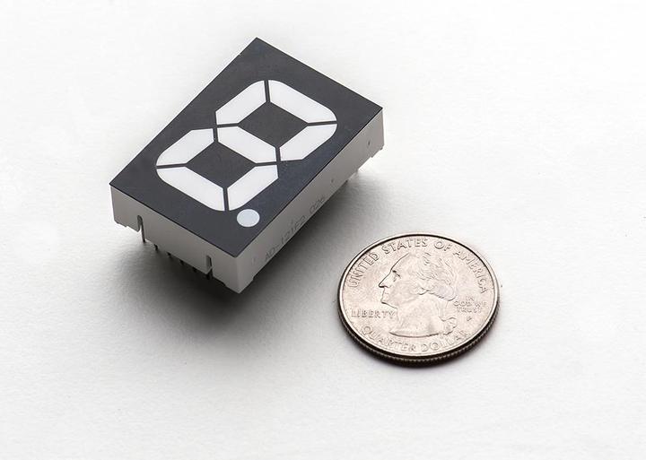 Immagine prodotto Adafruit Cifra a 7 segmenti RGB 2.5cm (Vari)