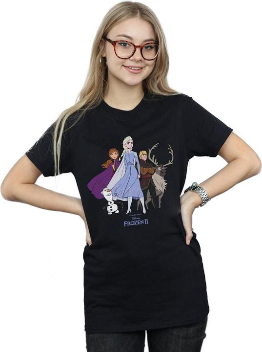 Immagine prodotto Disney Frozen 2 Group Maglietta Ampia Donna (XL)