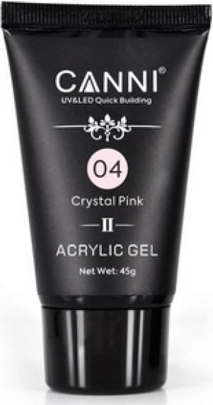 Produktbild Canni Poly Gel Crystal Pink 04 (Nagellackentferner, Pink)