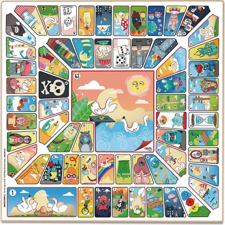Produktbild Cayro Parcheesi Gänsespiel (Englisch, Spanisch)
