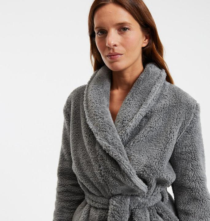 Actual product image La Redoute Collections Fleece dressing gown (44, 46)