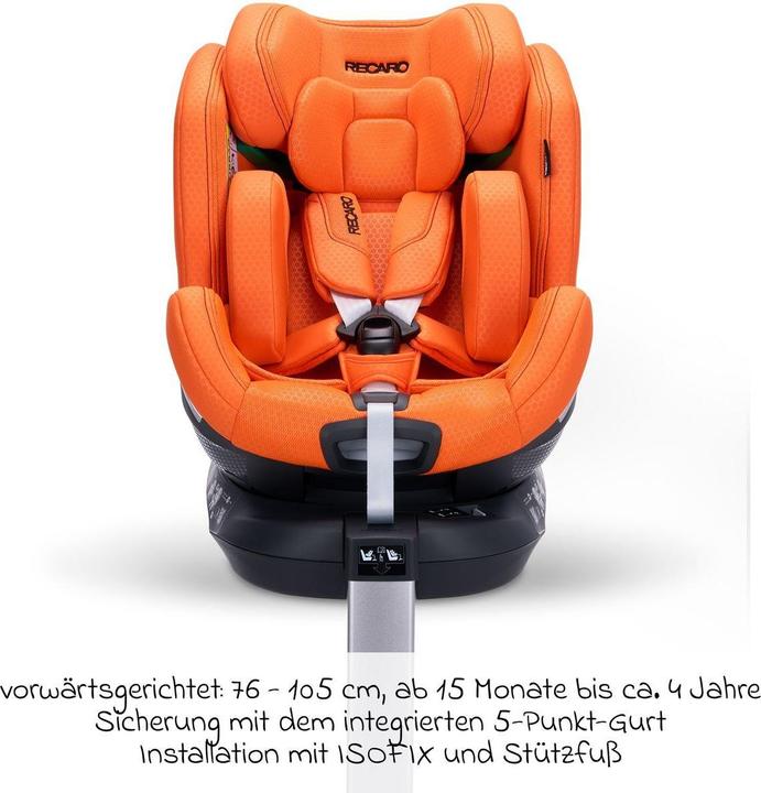 Actual product image Avova Recaro Xenon 1 Reboard Kindersitz (0-7 Jahre) (Reboarder, ECE R129/i-Size Standard)