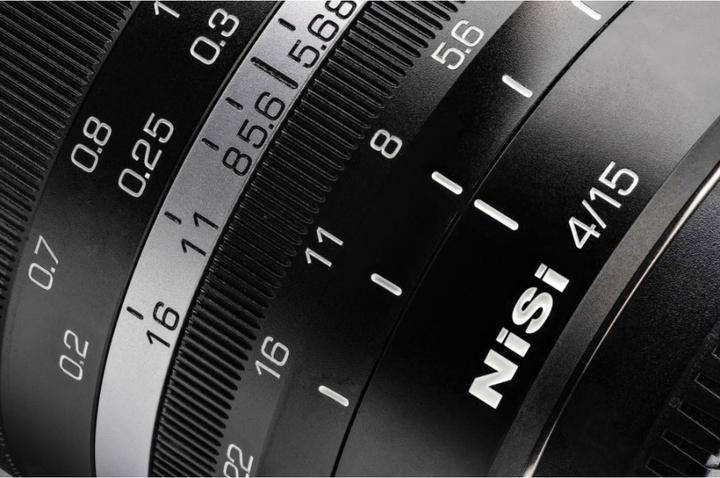 Actual product image Nisi 15mm F/4 ASPH Super Wide Angle Lens - (full size)