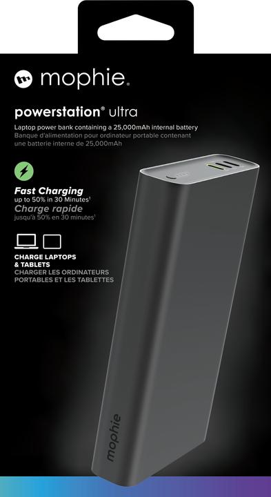Immagine prodotto mophie Powerstation Ultra, 25000 mAh, Nero (25000 mAh, 140 W)
