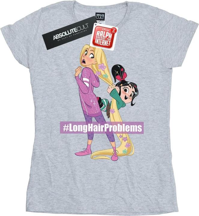 Disney Wreck It Ralph Rapunzel And Vanellope TShirt (XXL)