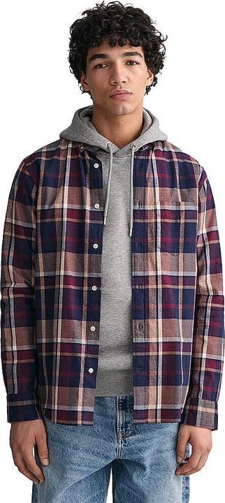Produktbild GANT Check Shirt Long Sleeve Plumped Red (L)