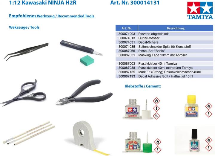Image du produit Tamiya Kawasaki Ninja H2R