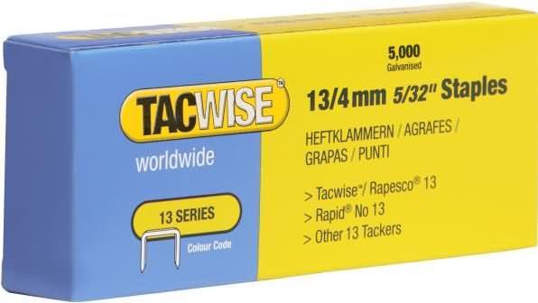 Immagine prodotto Tacwise Graffette 13/4 mm, zincate, fini (1 x)