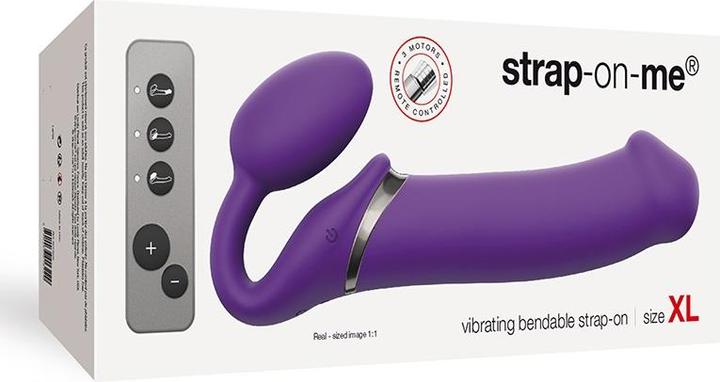 Actual product image Strap-on-me Vibrating Bendable Strap-on