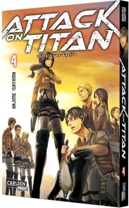 Produktbild Attack on Titan, Band 4 (Deutsch, Hajime Isayama, 2014)