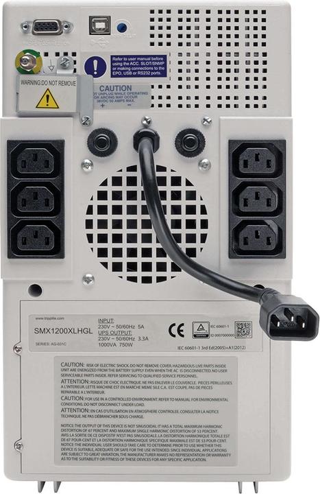 Actual product image Eaton Tripp Lite Series SMX1200XLHG (1000 VA, 750 W, Line-interactive UPS)