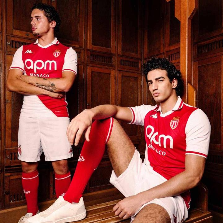 Actual product image Kappa Home Jersey AS Monaco 2024/25 (XXL)
