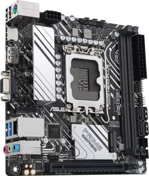 Actual product image ASUS PRIME H610I-PLUS-CSM Intel LGA 1700 (LGA 1700, Intel H610, Mini-ITX)