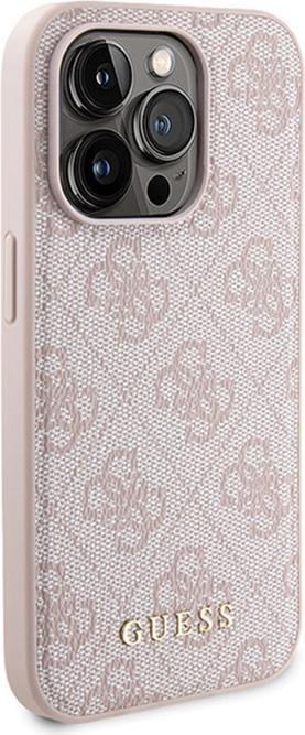 Image du produit Guess Zestaw GUBPM5P15X4GEMGP iPhone 15 Pro Max 6.7" hardcase + Powerbank 5000mAh MagSafe różowy/pin (Apple iPhone 15 Pro Max)