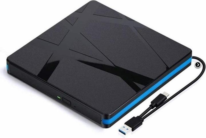 Produktbild C+P WU3 Slim External USB 3.0 CD / DVD Rom Drive Writer / Reader with USB Cable Power