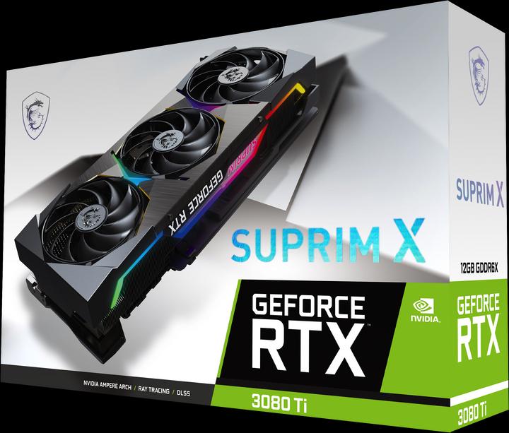 Image du produit MSI GeForce RTX 3080 Ti Suprim X 12G (12 Go)