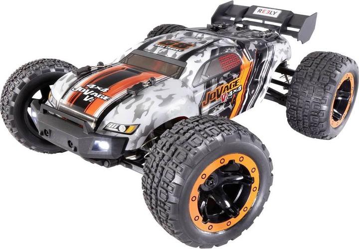 Reely JoVage 4x4 V2 Orange/White Brushed 1:16 RC Model Car Electric Truggy Allra (RTR Ready-to-Run)