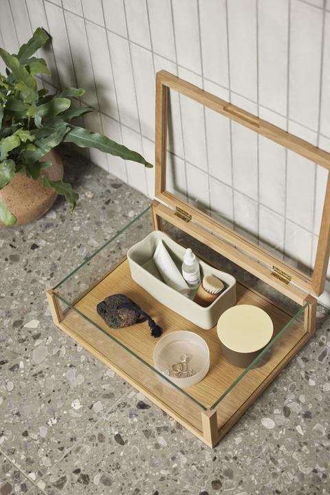 Immagine prodotto Hübsch Visualizza il vaso di vetro decorativo (40 x 30 x 12 cm)