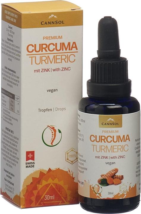 Produktbild Cannsol Premium Curcuma mit Zink Tropfen (1 Stück, Tropfen, 107 g)