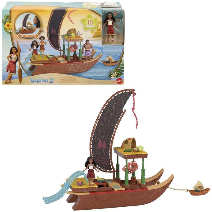 Image du produit Disney Princess Vaiana 2 - Le canoë de l'aventure de Vaiana