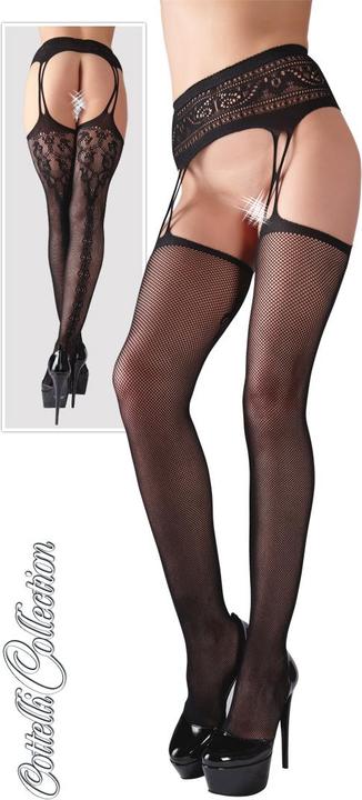 Produktbild Cottelli Collection Straps und Strümpfe einteilig (S, M)