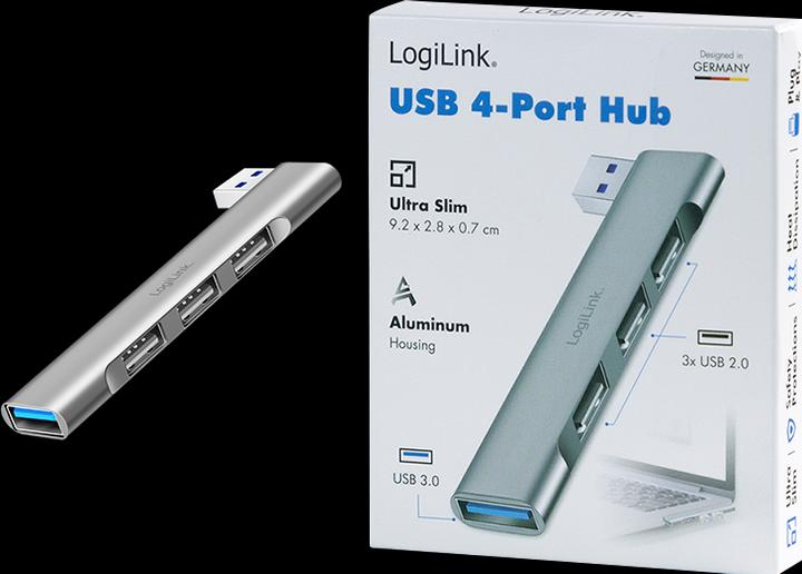 Produktbild LogiLink UA0436 (USB-A, 4 Ports)