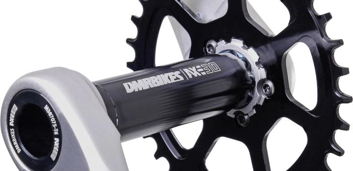 Actual product image DMR AXE LE crank, 165mm, 83mm, M30, polished (165 mm)