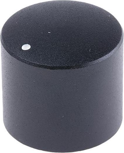 Actual product image Rs Pro Knob KMR-20 black dot 6mm splined-36T