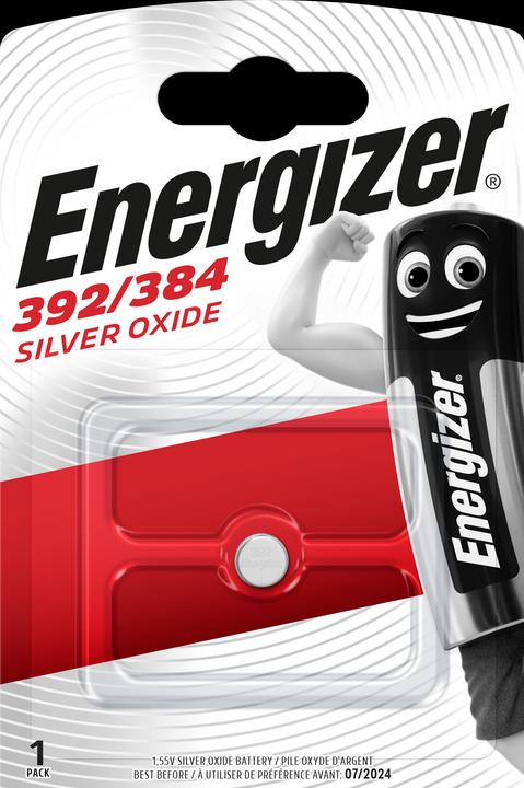 Actual product image Energizer Silver Oxide 392/384 (1 pcs., LR41, 44 mAh)