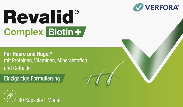 Produktbild Revalid Complex Biotin+ (90 Stück, Kapseln, 75 g)
