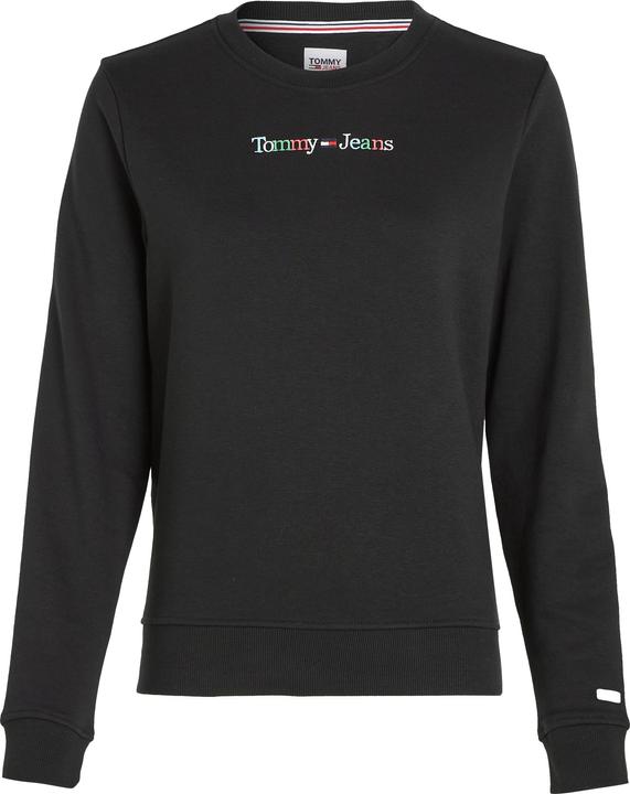 Tommy Hilfiger Tjw Reg Color Serif Linear Crew Damen-Sweatshirt (XS)