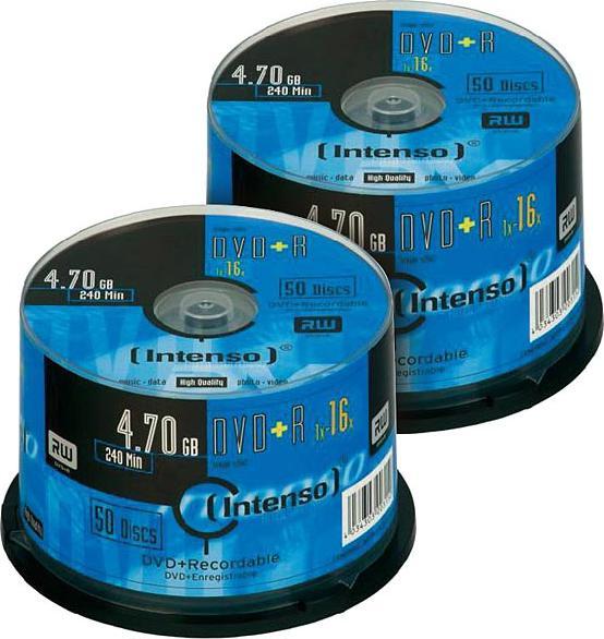 Produktbild Intenso DVD+R 4.7GB 16x, 100er-Spindel (100 x)